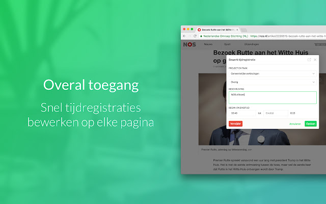 Keeping – Tijdregistratie-app chrome谷歌浏览器插件_扩展第3张截图