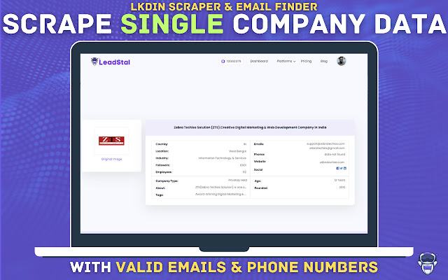 LKDIN Scraper & Email Finder | LeadStal chrome谷歌浏览器插件_扩展第5张截图