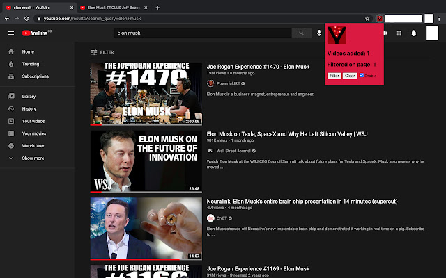 YouTube Watched Filter chrome谷歌浏览器插件_扩展第1张截图