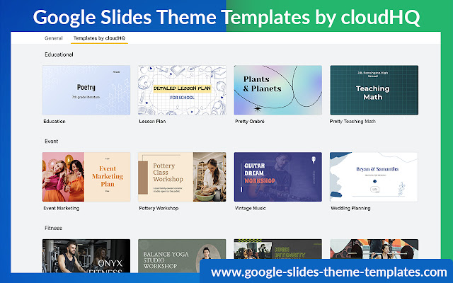Google Slide Templates by cloudHQ chrome谷歌浏览器插件_扩展第1张截图