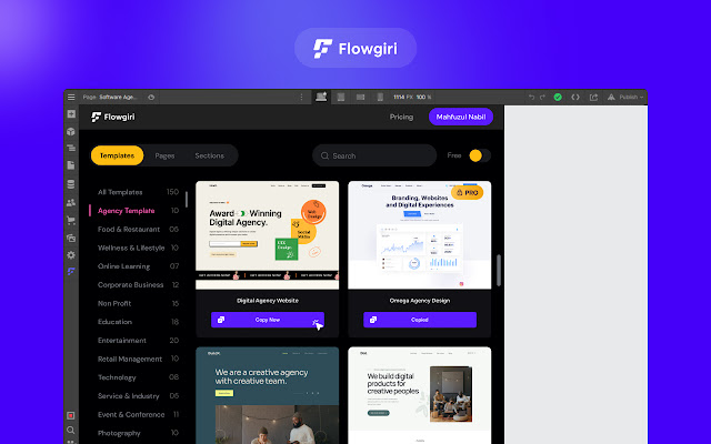 Flowgiri - Webflow chrome extension chrome谷歌浏览器插件_扩展第1张截图