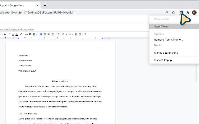 Pawmodoro Timer chrome谷歌浏览器插件_扩展第2张截图