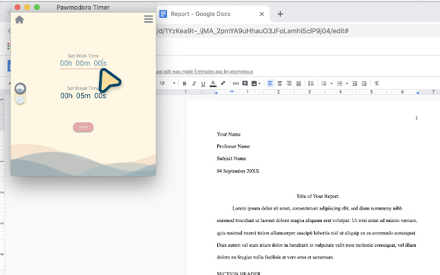 Pawmodoro Timer chrome谷歌浏览器插件_扩展第3张截图
