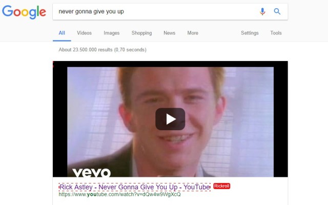 No Rick: Never get rickrolled again! chrome谷歌浏览器插件_扩展第1张截图