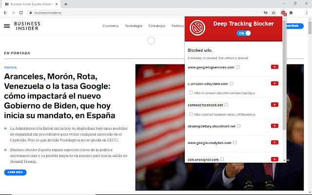 Deep Tracking Blocker chrome谷歌浏览器插件_扩展第1张截图