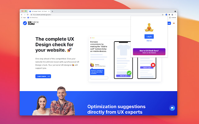 UX Check Guru - Leave feeback on any website chrome谷歌浏览器插件_扩展第2张截图