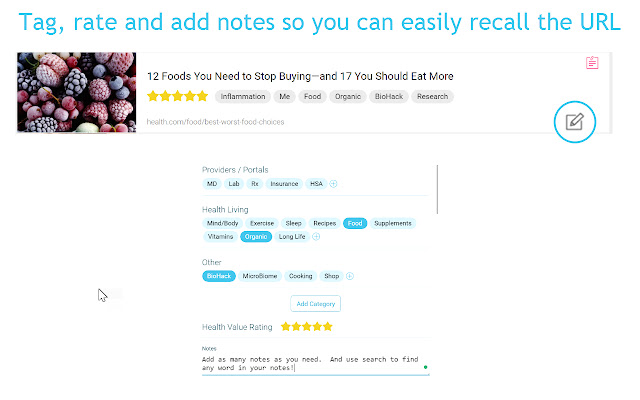 HealthTag chrome谷歌浏览器插件_扩展第4张截图