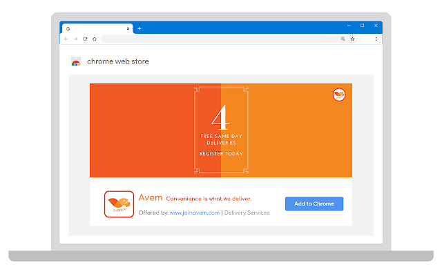 Avem Same-Day Delivery chrome谷歌浏览器插件_扩展第1张截图