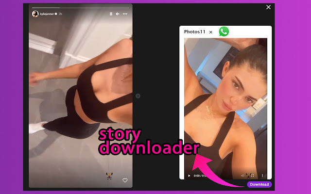 download instagram reels,story,video saver chrome谷歌浏览器插件_扩展第2张截图