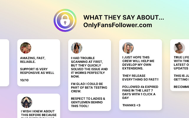 OnlyFansFollower - Expired Fans Follower chrome谷歌浏览器插件_扩展第2张截图