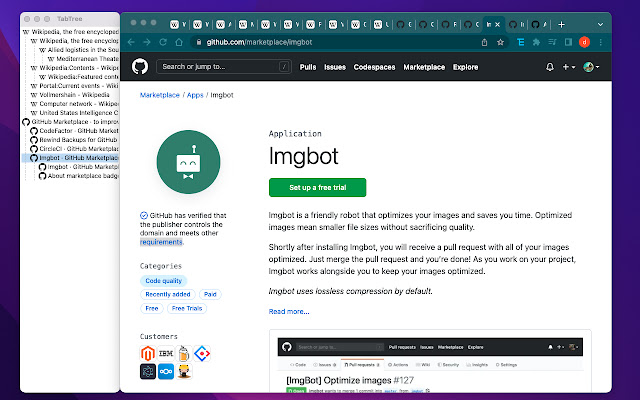 TabTree chrome谷歌浏览器插件_扩展第1张截图