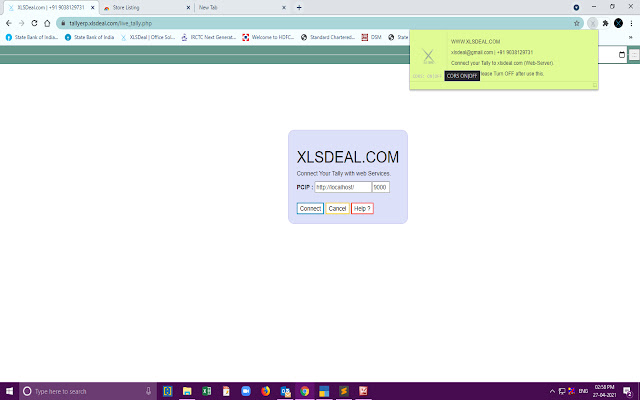 Allow CORS: https://www.tallyerp.xlsdeal.com chrome谷歌浏览器插件_扩展第2张截图
