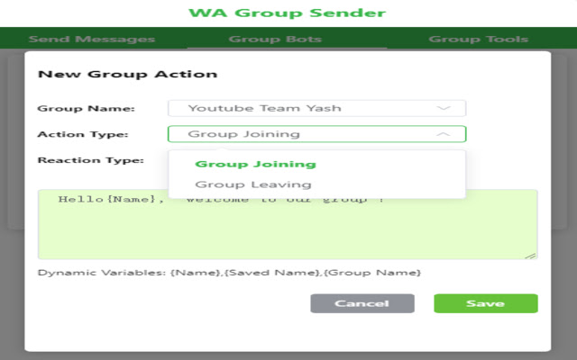 WA Group Sender chrome谷歌浏览器插件_扩展第2张截图