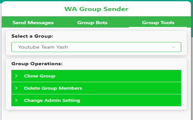 WA Group Sender chrome谷歌浏览器插件_扩展第3张截图