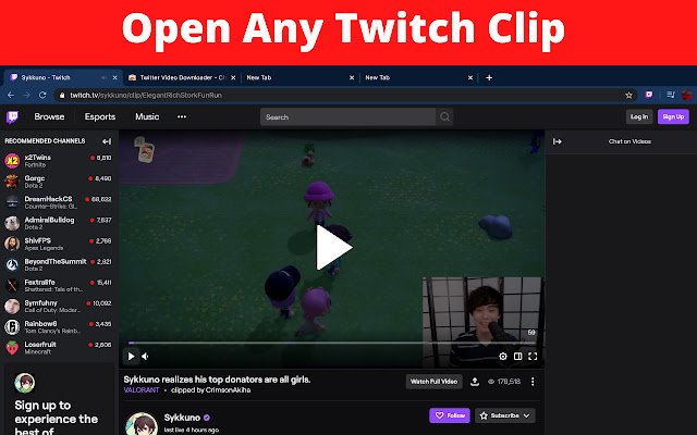 Twitch Clip Downloader chrome谷歌浏览器插件_扩展第2张截图