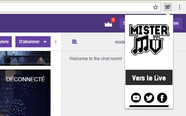 Extension de live pour MisterMV chrome谷歌浏览器插件_扩展第2张截图
