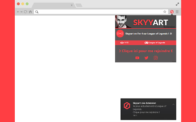 Extension Live Skyyart chrome谷歌浏览器插件_扩展第1张截图