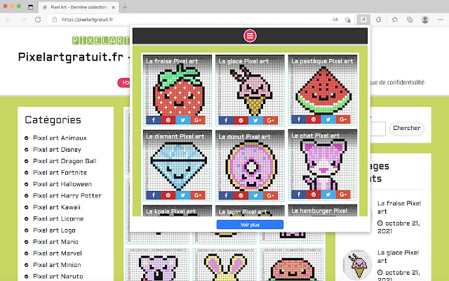 Pixel Art Facile chrome谷歌浏览器插件_扩展第2张截图