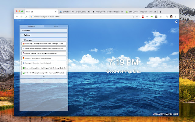 Axle: New Tab Dashboard & Bookmark Manager chrome谷歌浏览器插件_扩展第1张截图