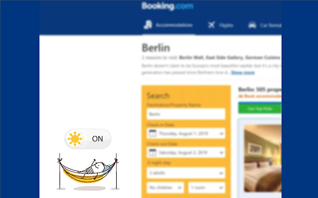 No Stress Booking chrome谷歌浏览器插件_扩展第2张截图