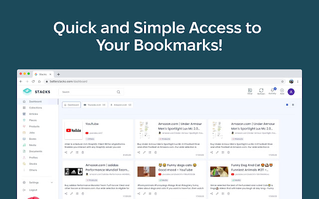 Save and share bookmarks instantly w/ Stacks chrome谷歌浏览器插件_扩展第3张截图