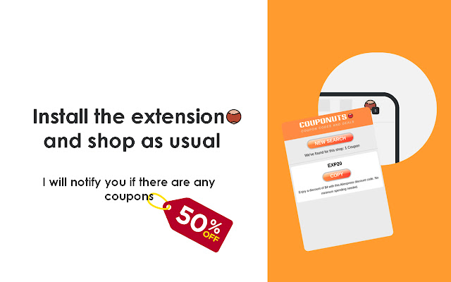 Couponuts - Automatic Coupon & Voucher finder chrome谷歌浏览器插件_扩展第4张截图