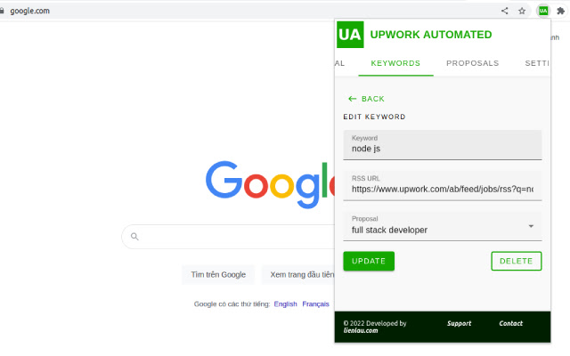 Upwork Automated - Save 90% your time chrome谷歌浏览器插件_扩展第4张截图