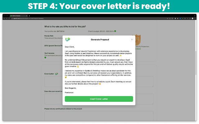 UpAlerts: AI Cover Letters chrome谷歌浏览器插件_扩展第4张截图
