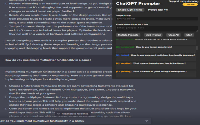 ChatGPT Prompt List chrome谷歌浏览器插件_扩展第3张截图
