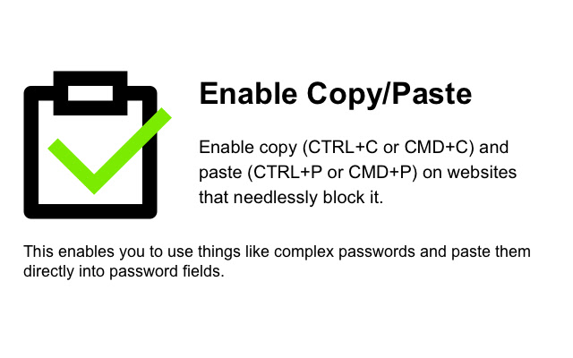 Enable Copy/Paste chrome谷歌浏览器插件_扩展第1张截图