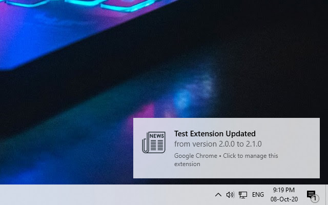 Extensions Update Notifier chrome谷歌浏览器插件_扩展第1张截图