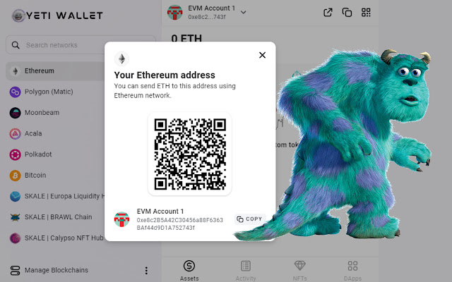 Yeti: Web3.0 Blockchain Wallet chrome谷歌浏览器插件_扩展第5张截图