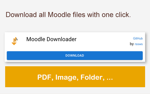 Moodle Downloader chrome谷歌浏览器插件_扩展第1张截图