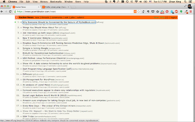 Hacker News Shortcut chrome谷歌浏览器插件_扩展第2张截图