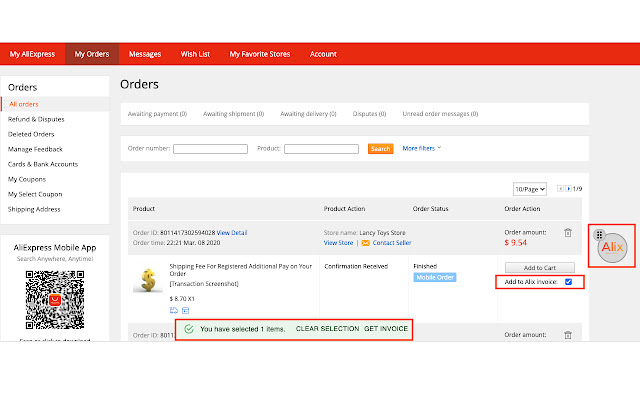 AliX chrome谷歌浏览器插件_扩展第1张截图