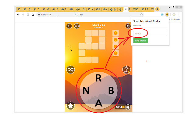 Scrabble Word Finder chrome谷歌浏览器插件_扩展第4张截图