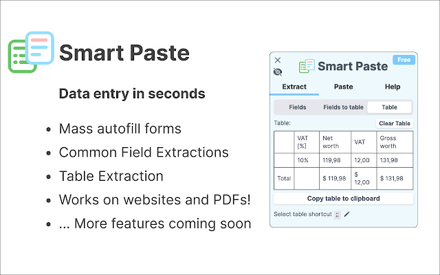 Smart Paste chrome谷歌浏览器插件_扩展第1张截图