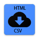 HTML table to csv