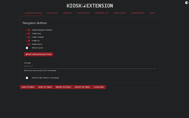 Kiosk Extension chrome谷歌浏览器插件_扩展第3张截图