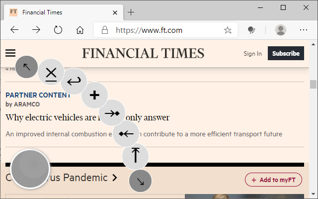 NaviTouch chrome谷歌浏览器插件_扩展第2张截图