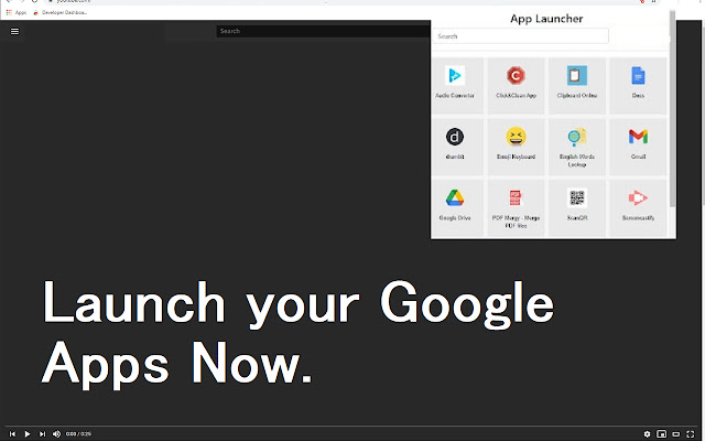 适用于Google Chrome™的Apps Launcher chrome谷歌浏览器插件_扩展第1张截图