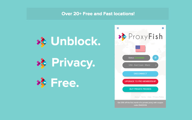 ProxyFish chrome谷歌浏览器插件_扩展第2张截图