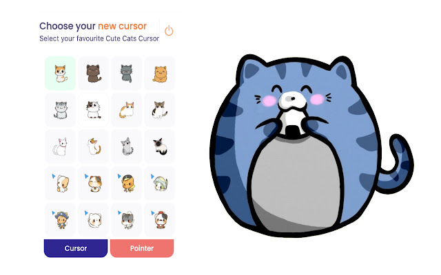 Cute Cat & Kitten Cursor chrome谷歌浏览器插件_扩展第1张截图