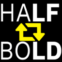 Reverse Half Bold