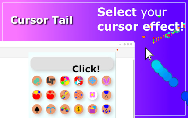 Cursor Tails - Animations for your mouse chrome谷歌浏览器插件_扩展第2张截图