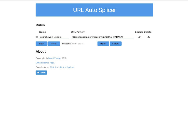 URL Auto Splicer chrome谷歌浏览器插件_扩展第1张截图