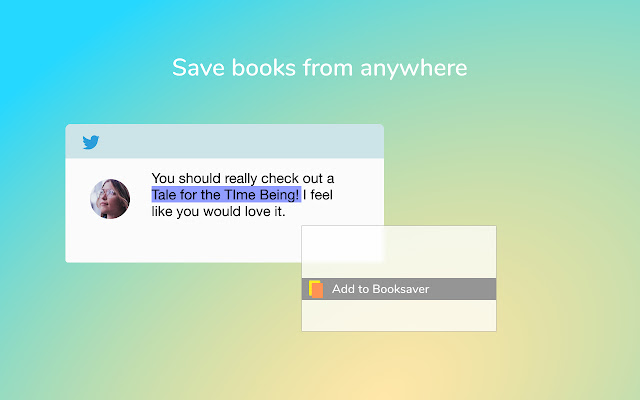 Booksaver: Highlight to Save Books chrome谷歌浏览器插件_扩展第1张截图