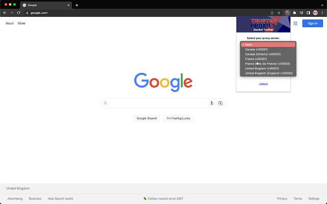 Trusted Proxies GeoSet for Chrome chrome谷歌浏览器插件_扩展第2张截图