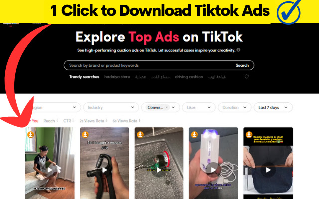 TikNoMark; Download Tiktok Ad Videos without Watermark and with One Click! chrome谷歌浏览器插件_扩展第1张截图