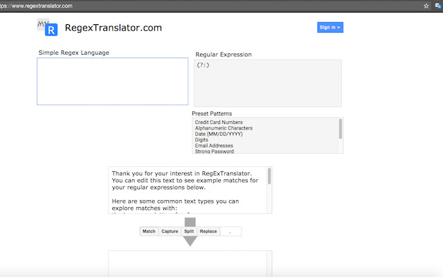 RegExTranslator: Decode RegEx in your browser chrome谷歌浏览器插件_扩展第1张截图